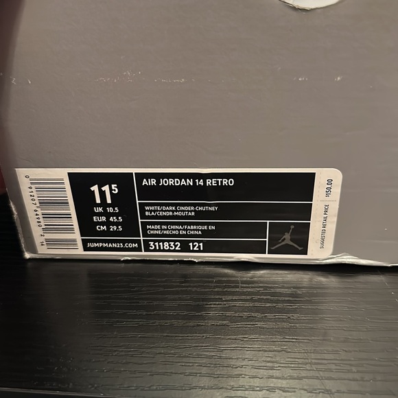Nike Air Jordan Retro XIV 14 Cider Sz 11.5 2005 main image 7